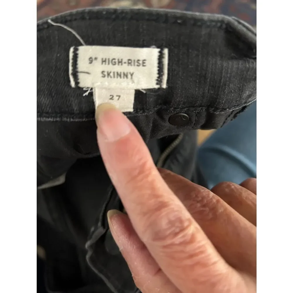 Madewell black skinny